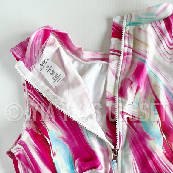 NEW Endless Waves Juniors M(7-9) Warm Wave One-Piece Romper Swimsuit NWOT - Picture 15 of 16